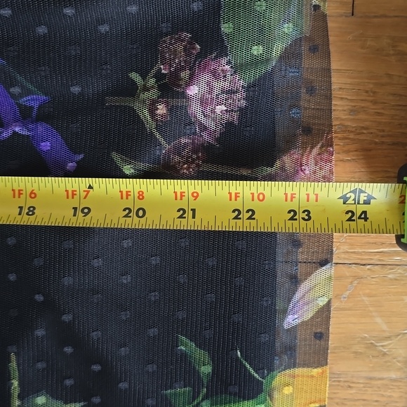 52SEVEN BRAND WOMEN'S BLUE LACEY FLORAL TOP SIZE SMALL - Picture 14 of 15